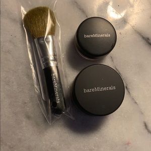 Bare Minerals blushes with brush set NWOT